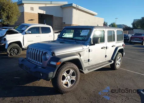 2020 Jeep Wrangler Unlimited Sport S 4X4 z USA, uszkodzony, nr VIN 1C4HJXDN9LW233696